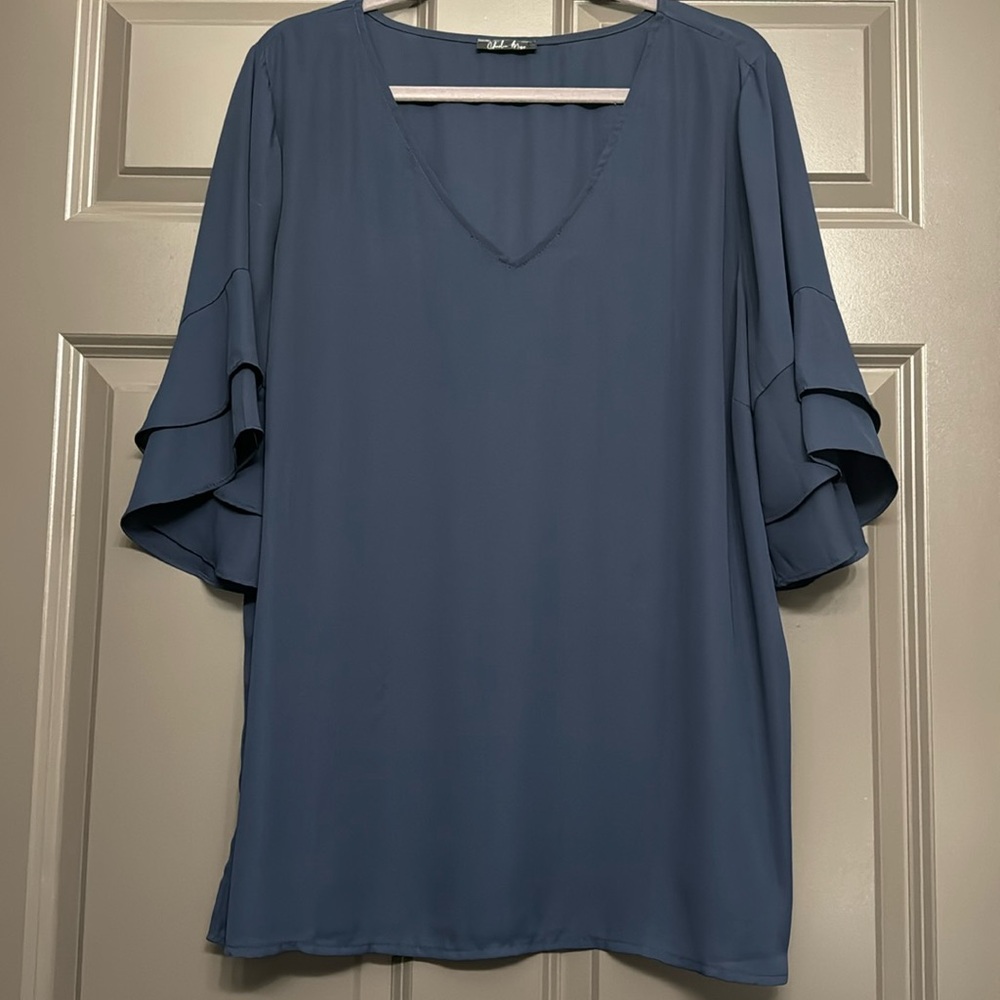Boutique Navy Blouse